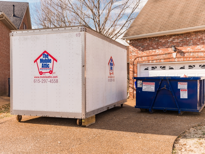 residential dumpster loading in Sumner County, TN